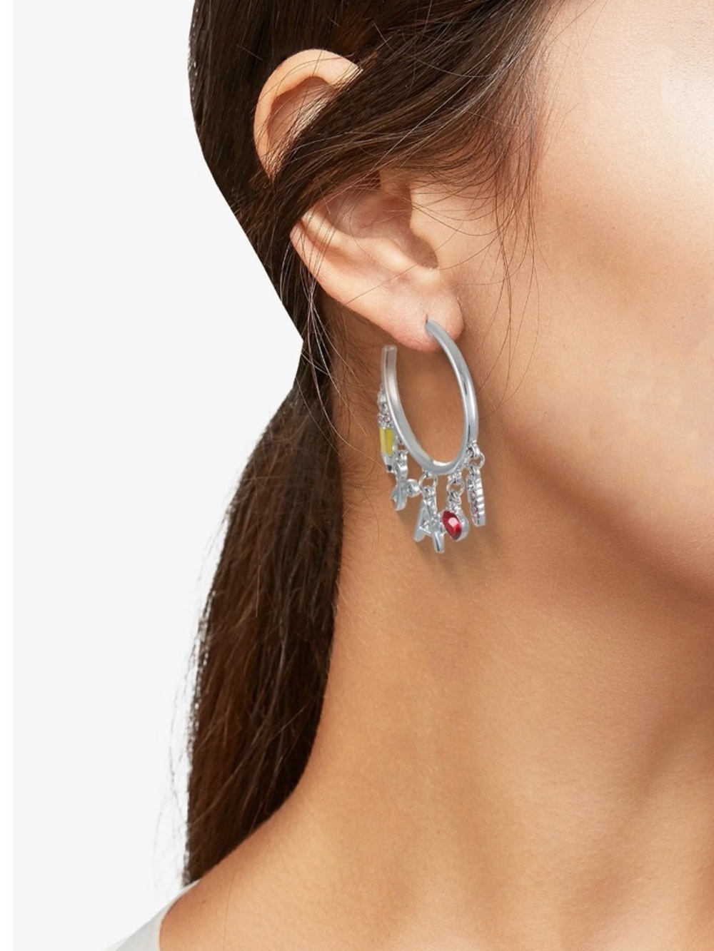 Packed Party Teacher Back To School Charm Hoop Earrings - NWT - Picture 4 of 4